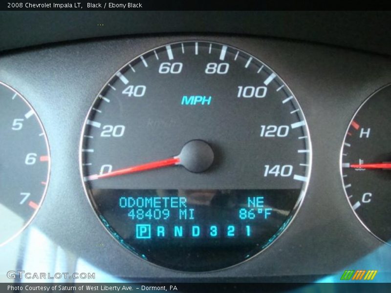 Black / Ebony Black 2008 Chevrolet Impala LT