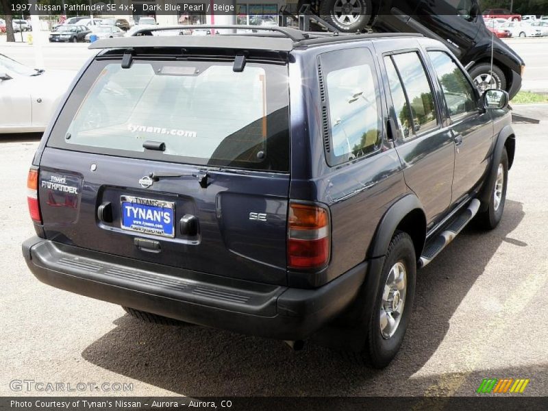 Dark Blue Pearl / Beige 1997 Nissan Pathfinder SE 4x4