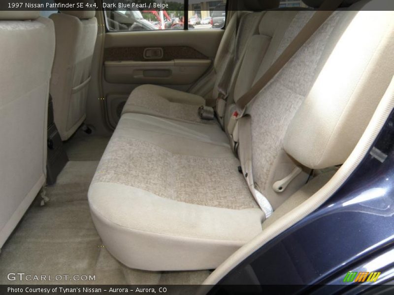 Dark Blue Pearl / Beige 1997 Nissan Pathfinder SE 4x4