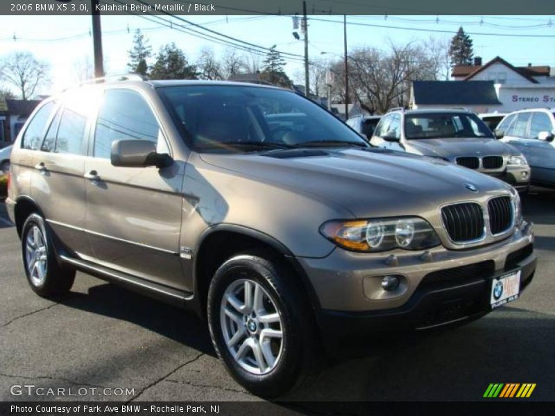 Kalahari Beige Metallic / Black 2006 BMW X5 3.0i