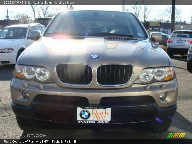 Kalahari Beige Metallic / Black 2006 BMW X5 3.0i