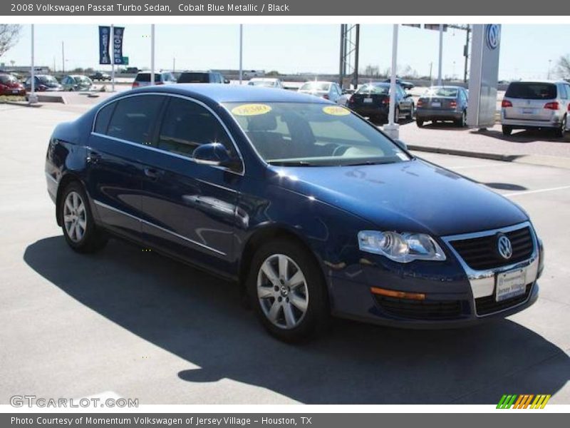 Cobalt Blue Metallic / Black 2008 Volkswagen Passat Turbo Sedan