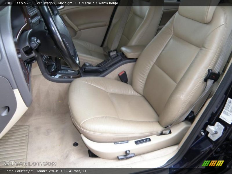 Midnight Blue Metallic / Warm Beige 2000 Saab 9-5 SE V6t Wagon