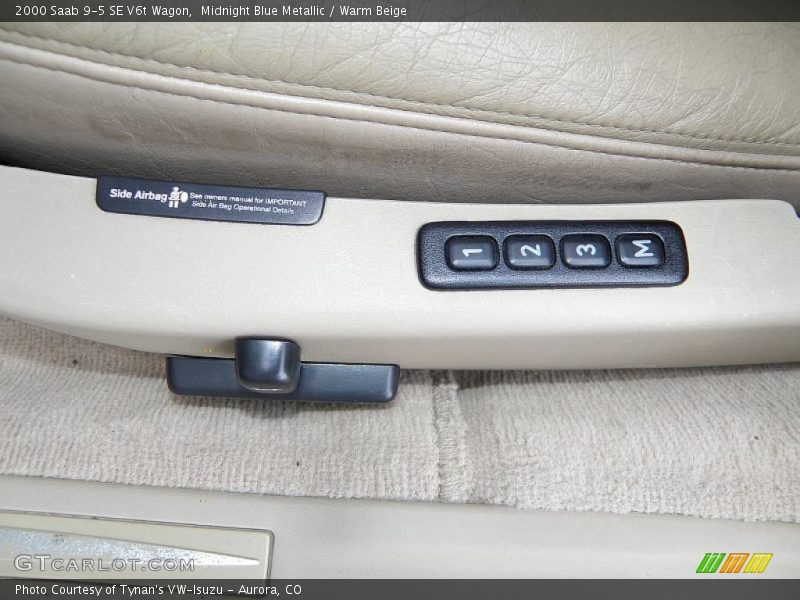 Midnight Blue Metallic / Warm Beige 2000 Saab 9-5 SE V6t Wagon
