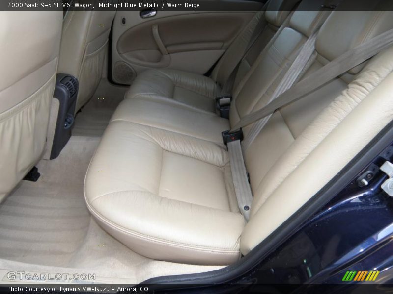 Midnight Blue Metallic / Warm Beige 2000 Saab 9-5 SE V6t Wagon