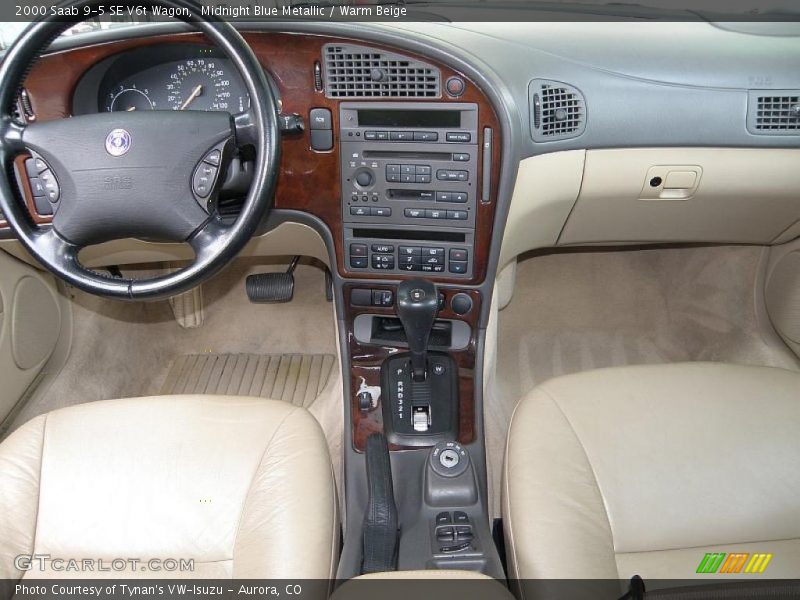 Midnight Blue Metallic / Warm Beige 2000 Saab 9-5 SE V6t Wagon