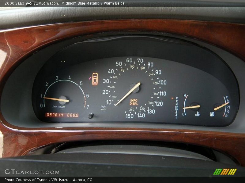 Midnight Blue Metallic / Warm Beige 2000 Saab 9-5 SE V6t Wagon