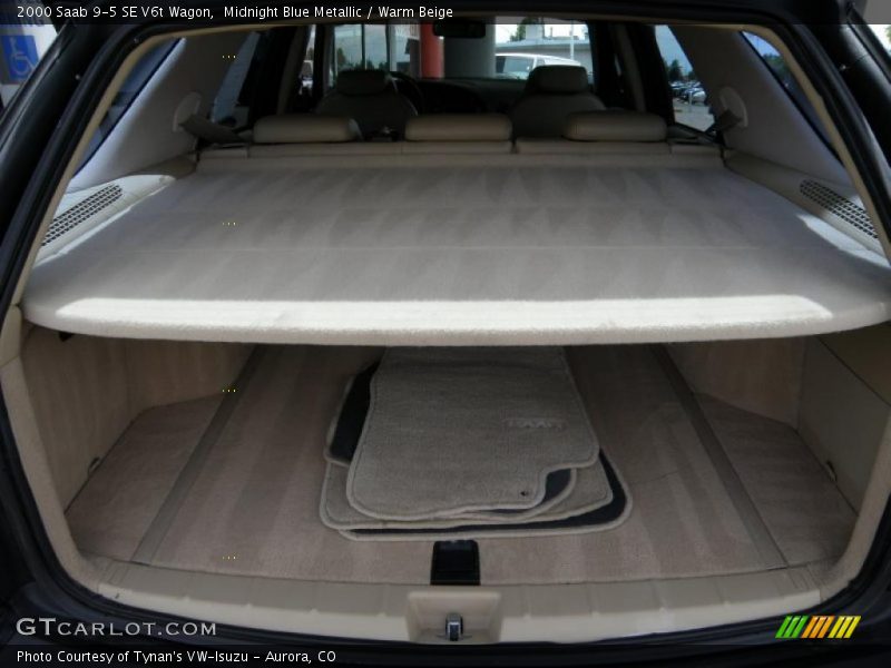 Midnight Blue Metallic / Warm Beige 2000 Saab 9-5 SE V6t Wagon