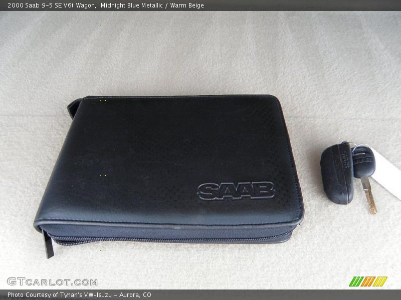 Midnight Blue Metallic / Warm Beige 2000 Saab 9-5 SE V6t Wagon
