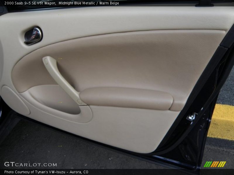 Midnight Blue Metallic / Warm Beige 2000 Saab 9-5 SE V6t Wagon