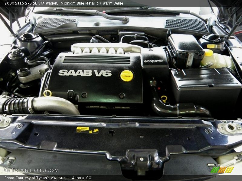 Midnight Blue Metallic / Warm Beige 2000 Saab 9-5 SE V6t Wagon