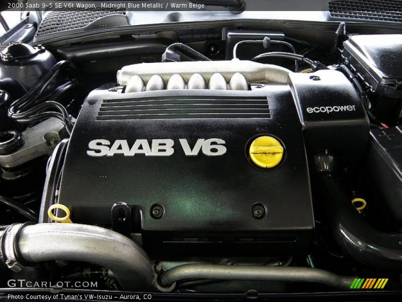 Midnight Blue Metallic / Warm Beige 2000 Saab 9-5 SE V6t Wagon