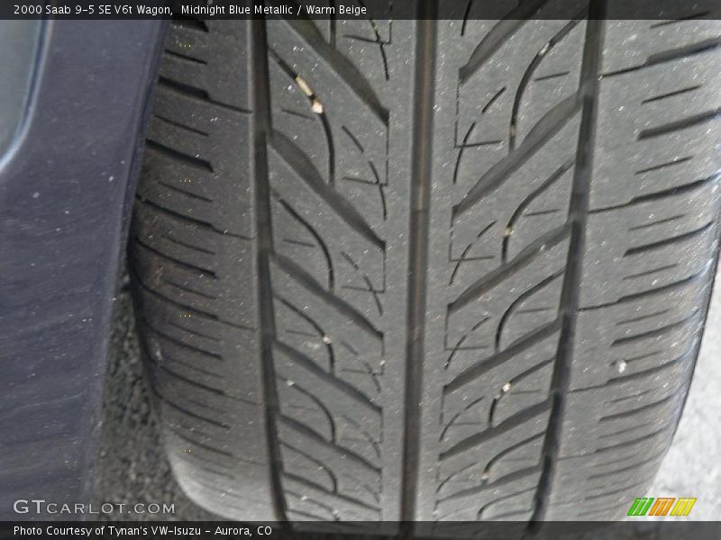 Midnight Blue Metallic / Warm Beige 2000 Saab 9-5 SE V6t Wagon