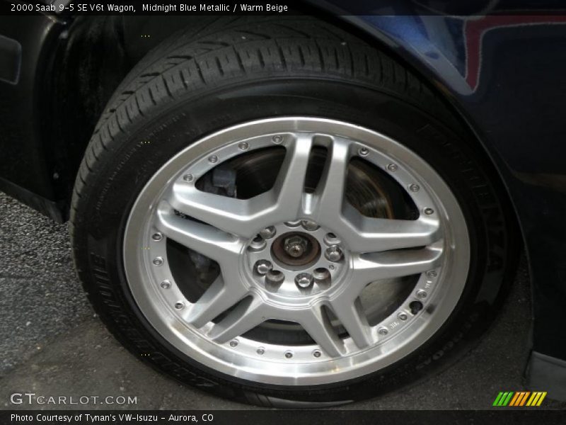 Midnight Blue Metallic / Warm Beige 2000 Saab 9-5 SE V6t Wagon