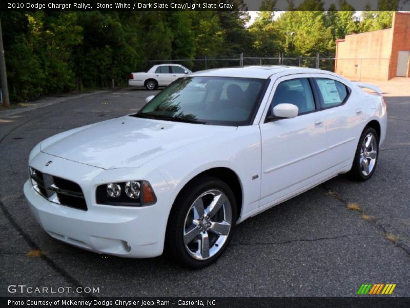 Stone White / Dark Slate Gray/Light Slate Gray 2010 Dodge Charger Rallye