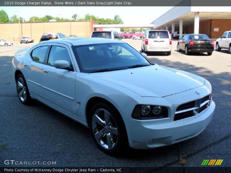 Stone White / Dark Slate Gray/Light Slate Gray 2010 Dodge Charger Rallye