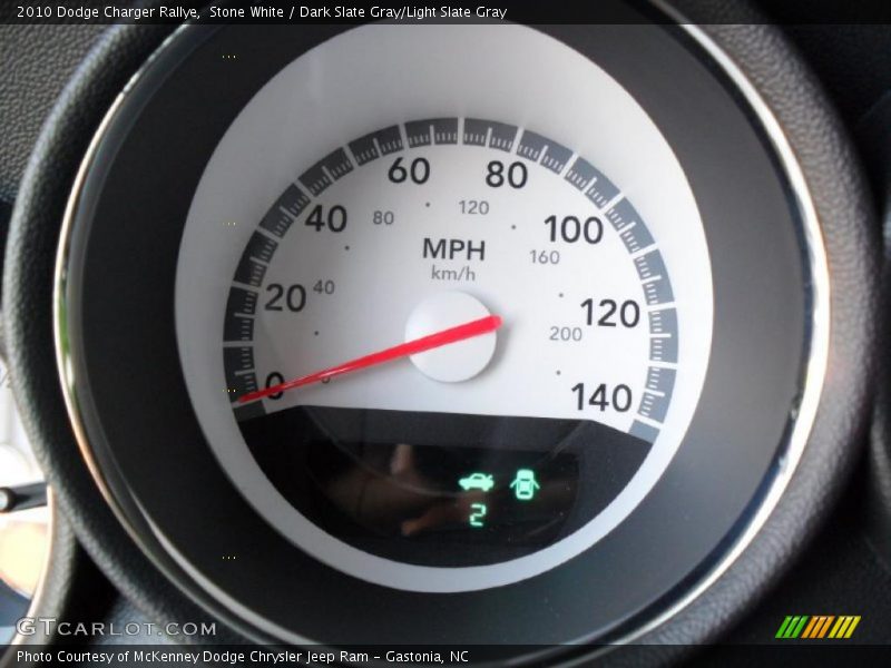 Stone White / Dark Slate Gray/Light Slate Gray 2010 Dodge Charger Rallye