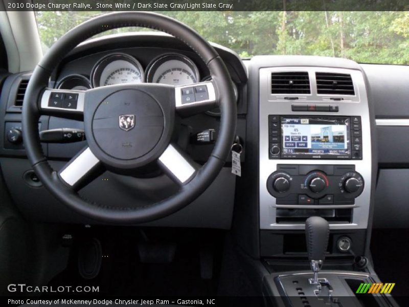 Stone White / Dark Slate Gray/Light Slate Gray 2010 Dodge Charger Rallye