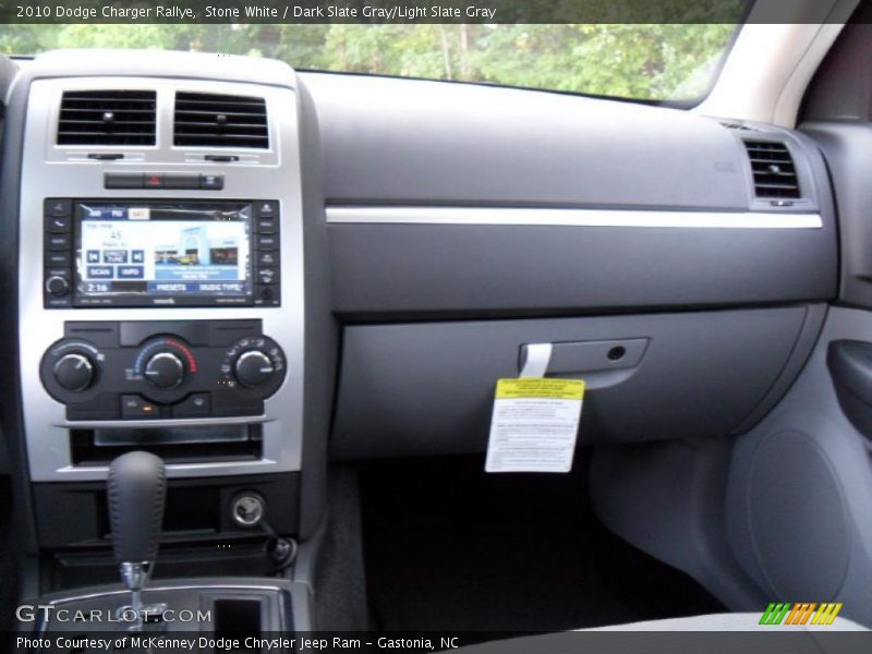 Stone White / Dark Slate Gray/Light Slate Gray 2010 Dodge Charger Rallye