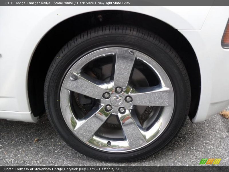 Stone White / Dark Slate Gray/Light Slate Gray 2010 Dodge Charger Rallye