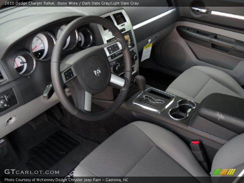 Stone White / Dark Slate Gray/Light Slate Gray 2010 Dodge Charger Rallye