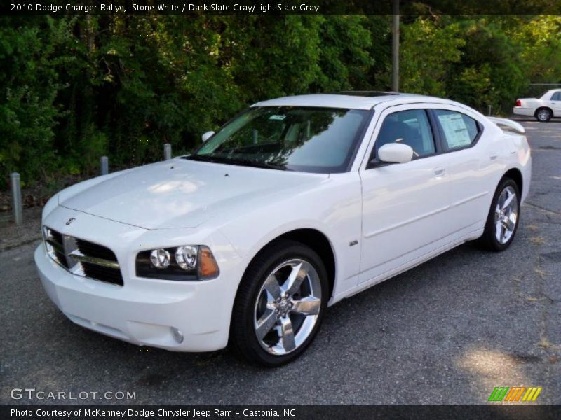 Stone White / Dark Slate Gray/Light Slate Gray 2010 Dodge Charger Rallye