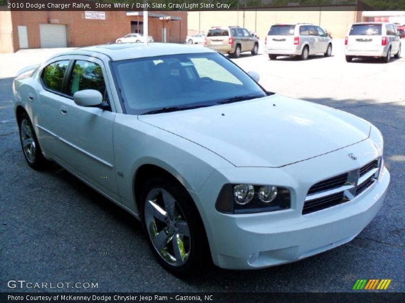 Stone White / Dark Slate Gray/Light Slate Gray 2010 Dodge Charger Rallye