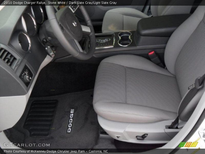 Stone White / Dark Slate Gray/Light Slate Gray 2010 Dodge Charger Rallye