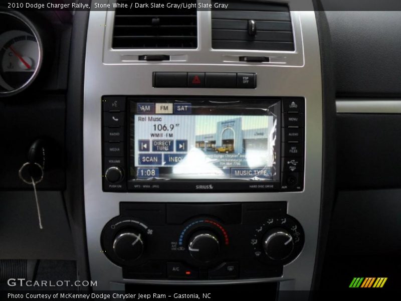Stone White / Dark Slate Gray/Light Slate Gray 2010 Dodge Charger Rallye