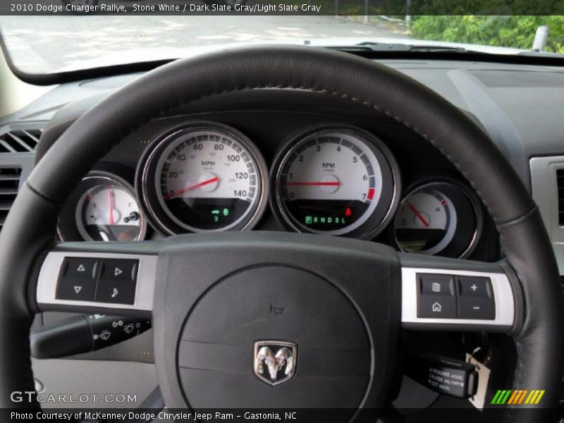 Stone White / Dark Slate Gray/Light Slate Gray 2010 Dodge Charger Rallye