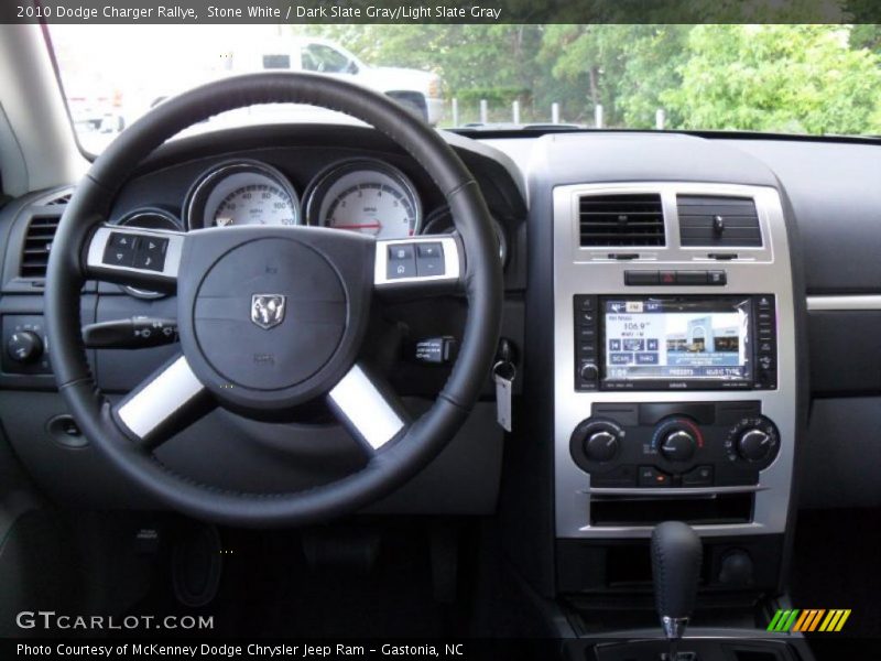 Stone White / Dark Slate Gray/Light Slate Gray 2010 Dodge Charger Rallye