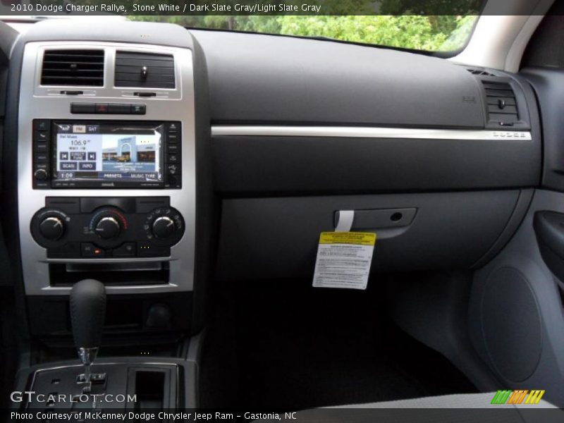Stone White / Dark Slate Gray/Light Slate Gray 2010 Dodge Charger Rallye