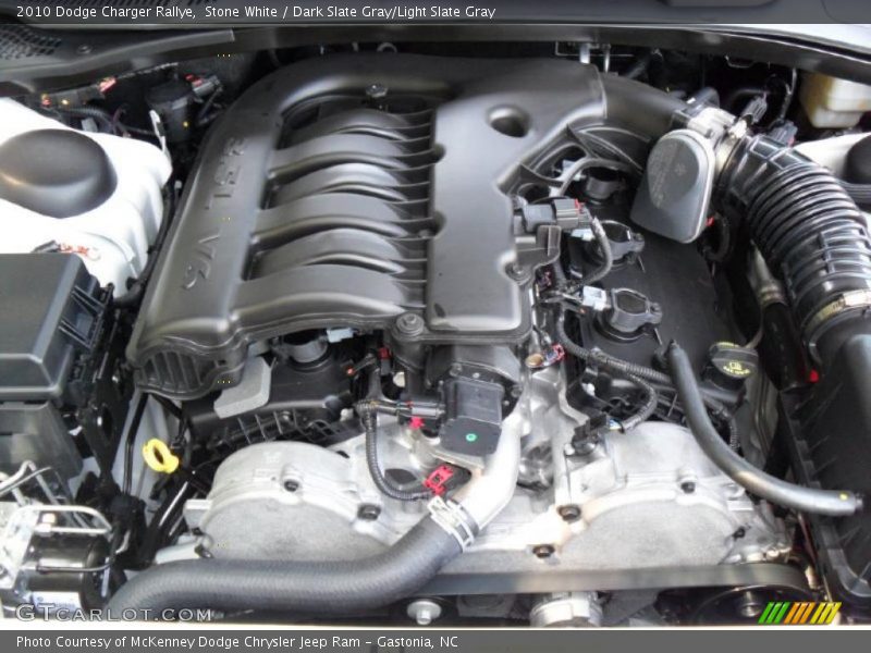 Stone White / Dark Slate Gray/Light Slate Gray 2010 Dodge Charger Rallye