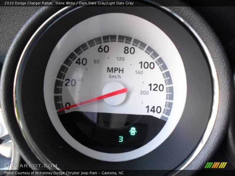Stone White / Dark Slate Gray/Light Slate Gray 2010 Dodge Charger Rallye