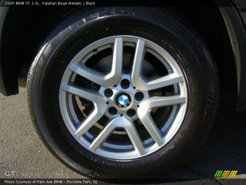 Kalahari Beige Metallic / Black 2006 BMW X5 3.0i
