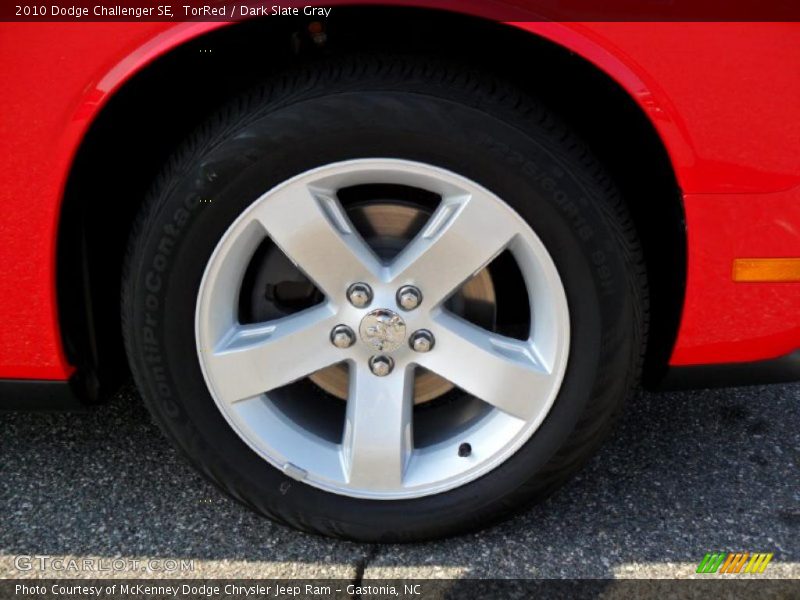 TorRed / Dark Slate Gray 2010 Dodge Challenger SE