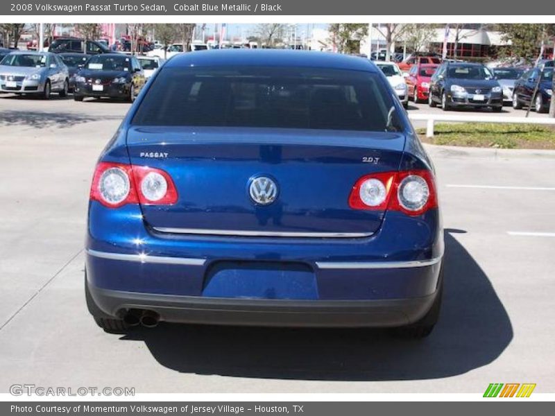Cobalt Blue Metallic / Black 2008 Volkswagen Passat Turbo Sedan