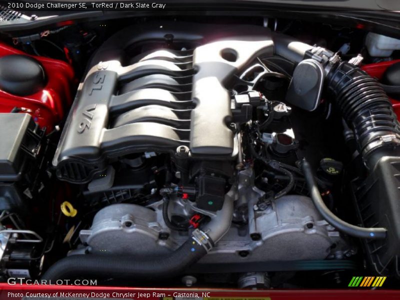 TorRed / Dark Slate Gray 2010 Dodge Challenger SE