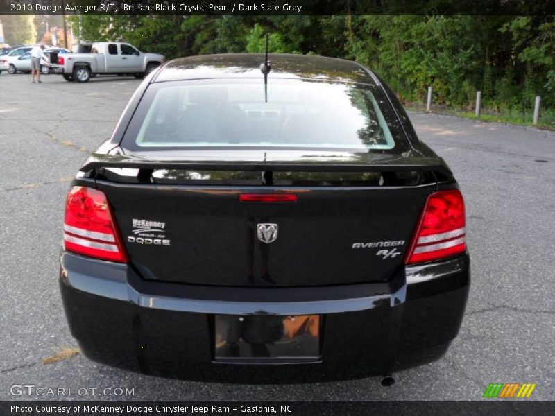 Brilliant Black Crystal Pearl / Dark Slate Gray 2010 Dodge Avenger R/T