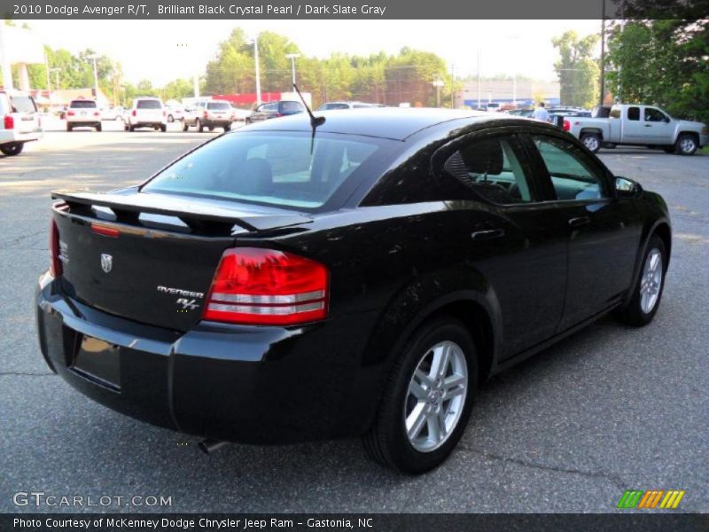 Brilliant Black Crystal Pearl / Dark Slate Gray 2010 Dodge Avenger R/T