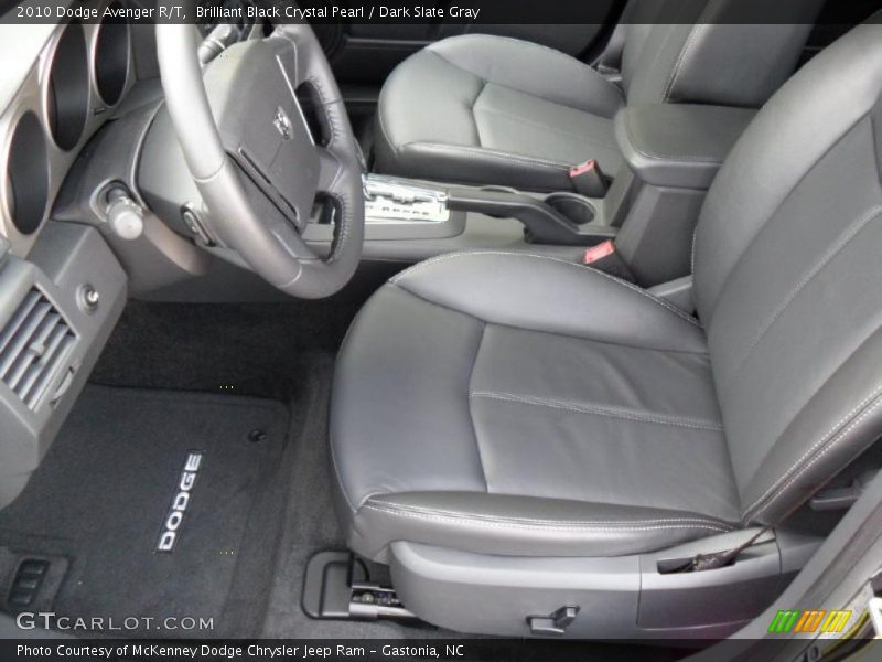 Brilliant Black Crystal Pearl / Dark Slate Gray 2010 Dodge Avenger R/T