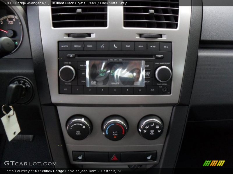Brilliant Black Crystal Pearl / Dark Slate Gray 2010 Dodge Avenger R/T