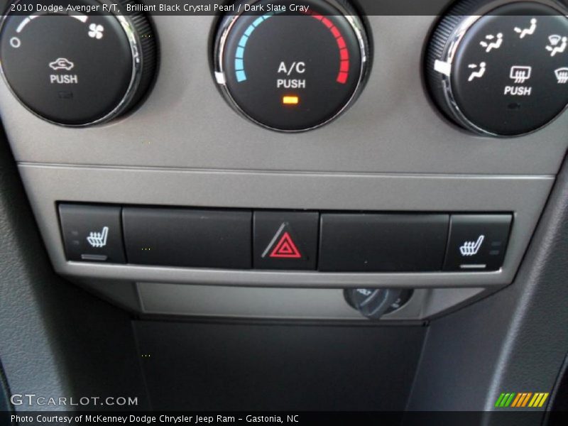 Brilliant Black Crystal Pearl / Dark Slate Gray 2010 Dodge Avenger R/T