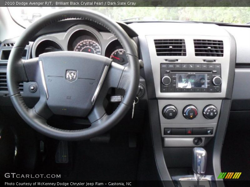 Brilliant Black Crystal Pearl / Dark Slate Gray 2010 Dodge Avenger R/T
