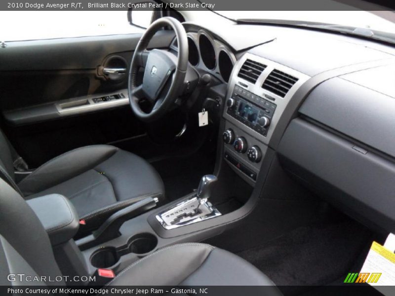 Brilliant Black Crystal Pearl / Dark Slate Gray 2010 Dodge Avenger R/T