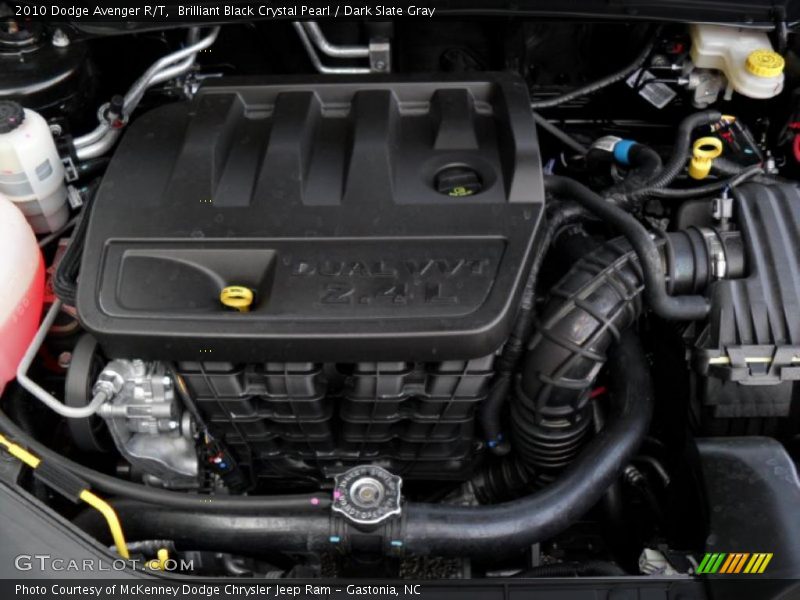 Brilliant Black Crystal Pearl / Dark Slate Gray 2010 Dodge Avenger R/T