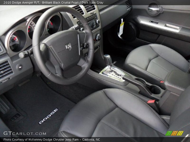 Brilliant Black Crystal Pearl / Dark Slate Gray 2010 Dodge Avenger R/T