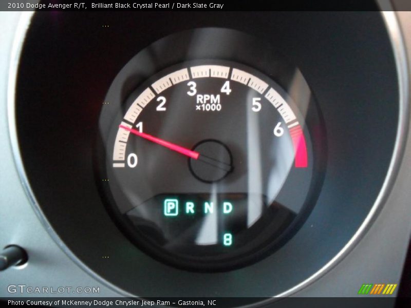 Brilliant Black Crystal Pearl / Dark Slate Gray 2010 Dodge Avenger R/T
