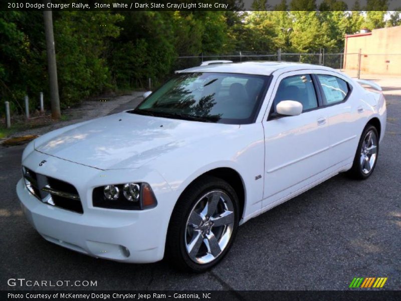 Stone White / Dark Slate Gray/Light Slate Gray 2010 Dodge Charger Rallye