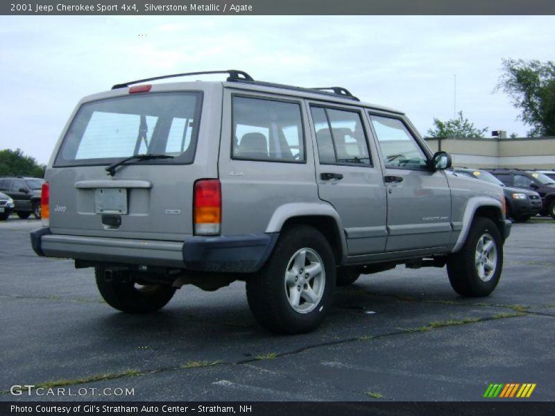 Silverstone Metallic / Agate 2001 Jeep Cherokee Sport 4x4